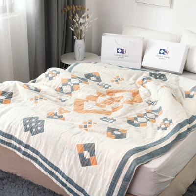 New Breathable Cotton-Blend Blanket & Quilt for Summer