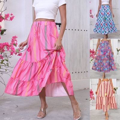 Summer Boho Maxi Skirt