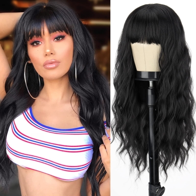Ombre Blonde Women's Long Curly Wig
