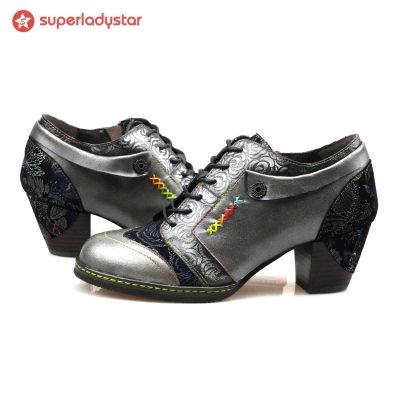 Vintage Handmade Leather Fashion Pumps