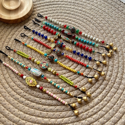 Vintage Chic Beaded Handmade Woven Bracelet