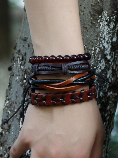 Vintage Punk Plait Bracelet